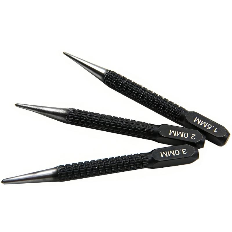 Professional Center Punch Center Hole Punch for Furniture Assembly Metal Fabrication and Home Repair Tasks