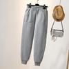 Winterand Autumn Plus Size Women Slacks Fleece Pants Elastic High Waisted Pants Thickening Loose Casual Female Trousers Oversize Pants
