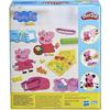 PLAY-DOH - Styles of Peppa Pig with 9 Pots of Non-toxic Modeling Clay - 11 Accessories - Toy for Children - from 3 Years Old - The Heroes