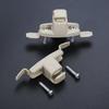2Pcs Beige Car Sun Visor Clip Holder Bracket Sun Visor Clips including 4 Screws For BMW 32i 323i 328Ci 330xi M3 Car Accessory