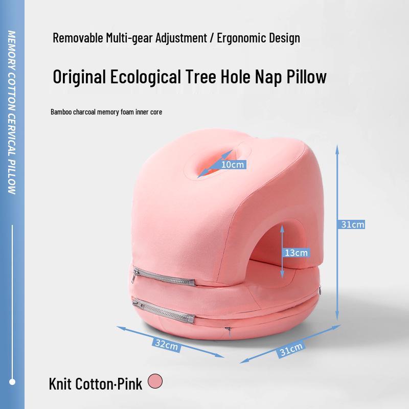 Face-Down Nap Pillow: Perfect for Offices, Students, and Lunch Breaks. Ideal for Adults and Classroom Naps.