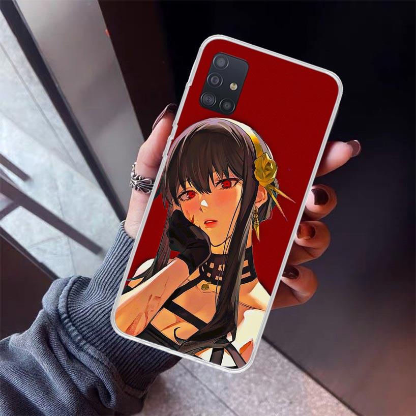 S-Spy Family Yor F-Forger Phone Case For Samsung Galaxy A12 A52S A42 A32 A22 A51 A50 Note 20 Ultra 10 S10 Plus A71 A70 A31 A30 A