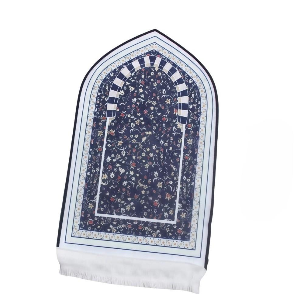Portable Thick Prayer Mat Soft Travel Prayer Rug Irregular Non-slip Prayer Mat Carpet