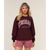 Gymshark Collegiate Graphic Crew Neck Pullover Gs Rich Maroon B4c8z Nbzq