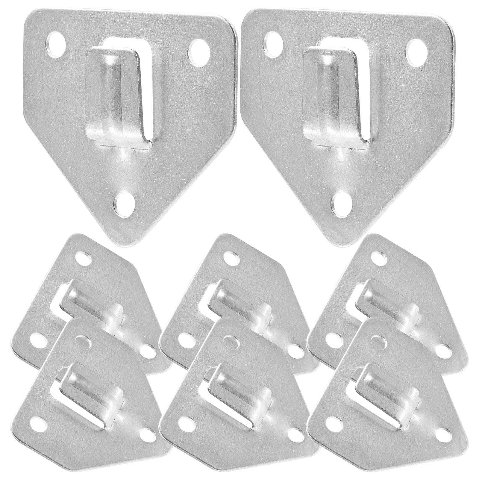

8 Pcs Fire Extinguisher Hanger Bracket Hooks Holder for Wall Mounting Household Iron