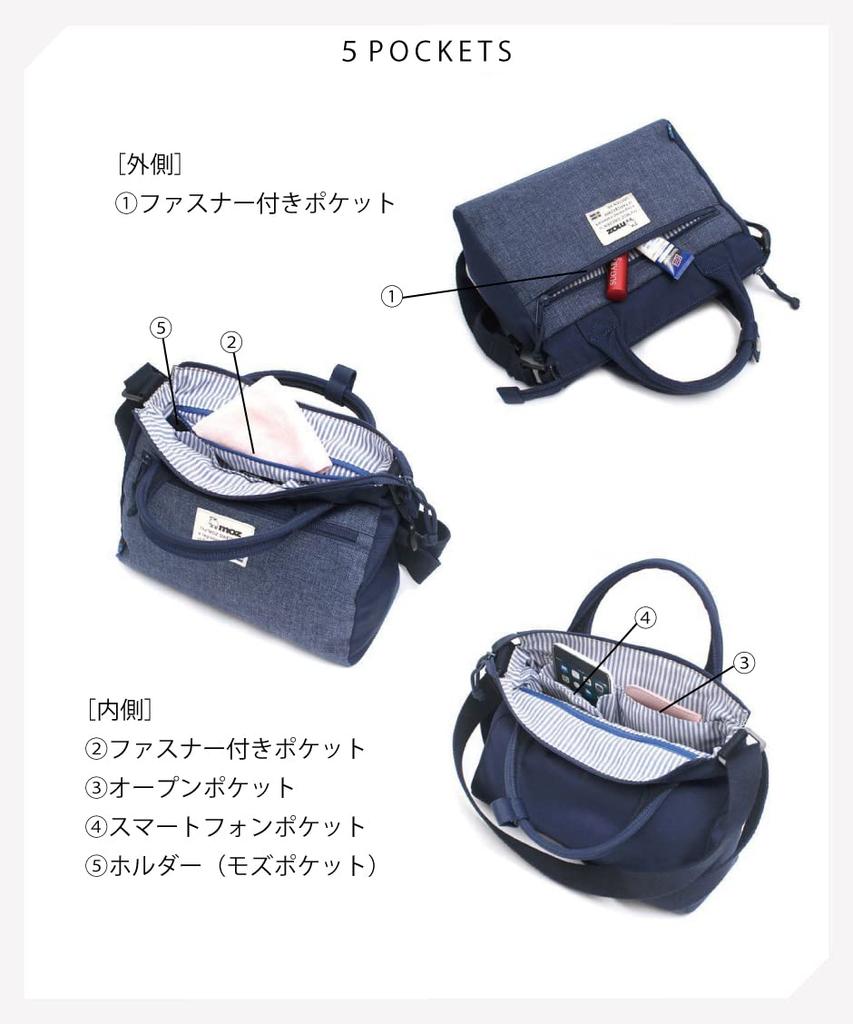 Casual Bag Series Navy [Mozu] "Combi-ZZEI"