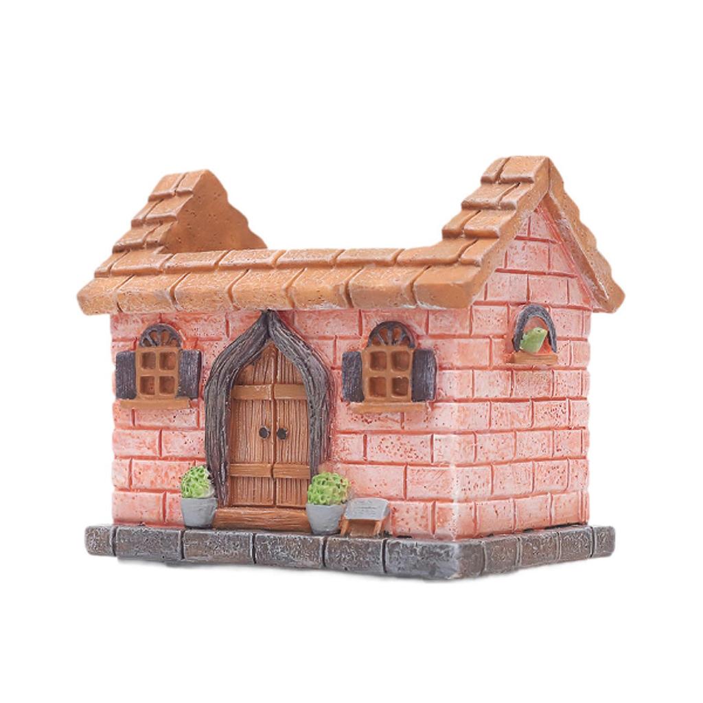 Plant Pot Decoration Housewarming Gift Resin Micro Landscape Fairy Tale Garden House Indoor Outdoor Plants Succulent Pot Decor