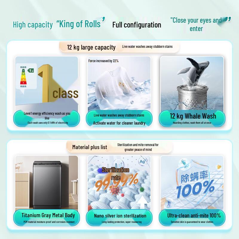 HISENSE Fully Automatic Top-Load Washing Machine