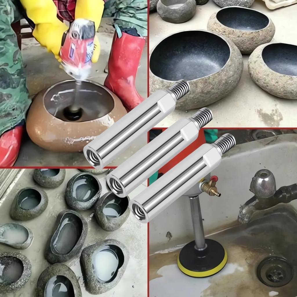2024 Angle Grinder Extension - Connecting Rod, 5/8"-11 Thread Extension Shaft, Tool for 100 Angle Grinders, Polishers (3PCS)