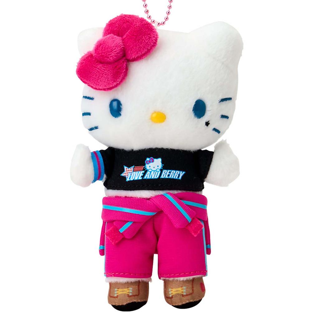 Sanrio Fashionable Witch Love and Berry Mascot Holder (Pitchy Black T-Shirt) Hello Mimi, Ages 6 and Up, 648302