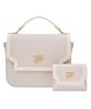 Maison De FLEUR Bicolor Bag and Wallet Set, Pink Shoulder Bag, 08000096200