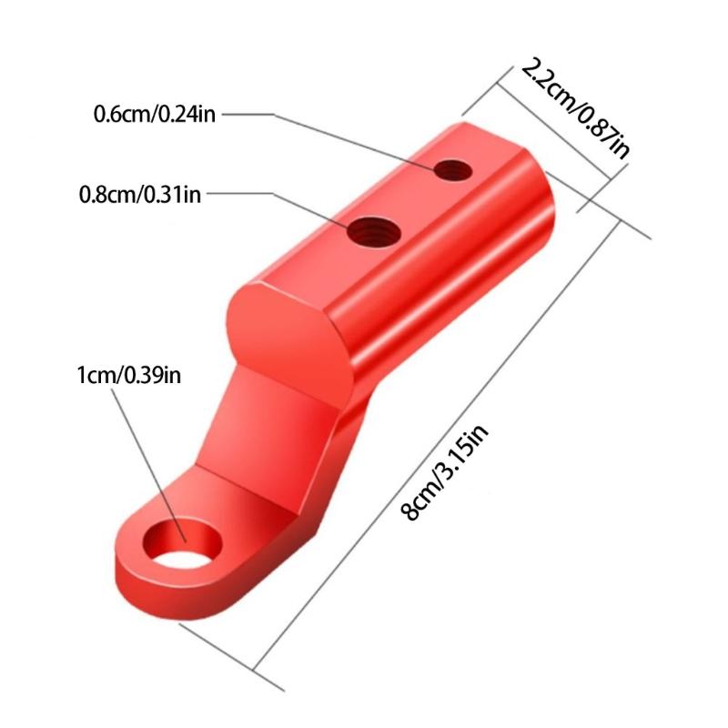 Adjustable Bike Phone Holder Support Extension Rod Aluminum Construction Universal Quick Tool Less Setups Anti Slip Grip