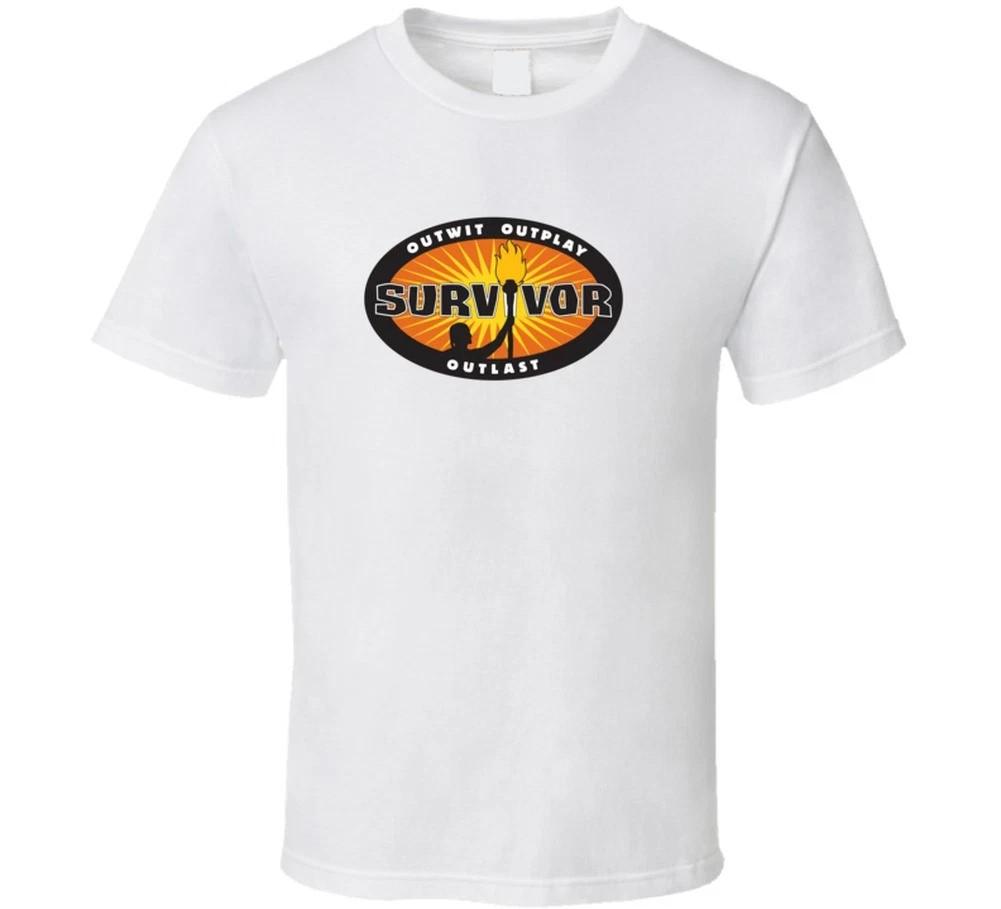 Survivor Outwit Outplay Outlast Logo T-Shirt TV Show Fan Tee S