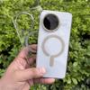 Hülle Für Poco F7 Ultra F7 Pro 5G Magnetisch Für MagSafe Transparente Harte Abdeckung Für Xiaomi POCO F7Pro Schlank Luxus Mode Stoßstange