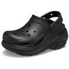 Crocs Bubble Crush Clog Triple Unisex Black