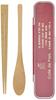 Masakazu Bento Wooden Spoon and Chopsticks De Set, Café Paris, 18cm, Red, 48-79255-1