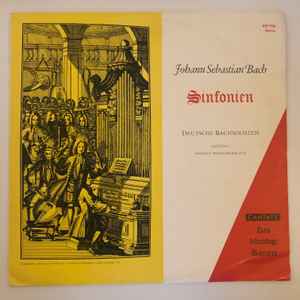 LP Record JOHANN SEBASTIAN BACH, DEUTSCHE BAC - Sinfonien 057706 Cantate Germany Classical Used