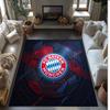 Bayern Munich Printed Flannel Area Rug Non Slip Soft Polyester Floor Carpet Indoor Decor Mat for Bedroom Living Room Sofa Game Room Home Decoration