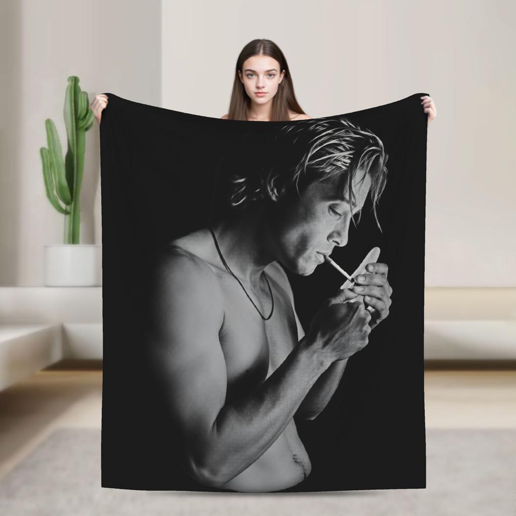 Dean Di Laurentis Off-Campus Throw Blanket Soft Cozy Graphic Blanket For Outdoor Picnic Flannel Bedspread Bed Cover