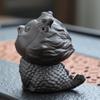 Figurines God Beast Table Decoration Dragon Desktops Animal Ornament Purple Clay Tea Pet  Tea Lover