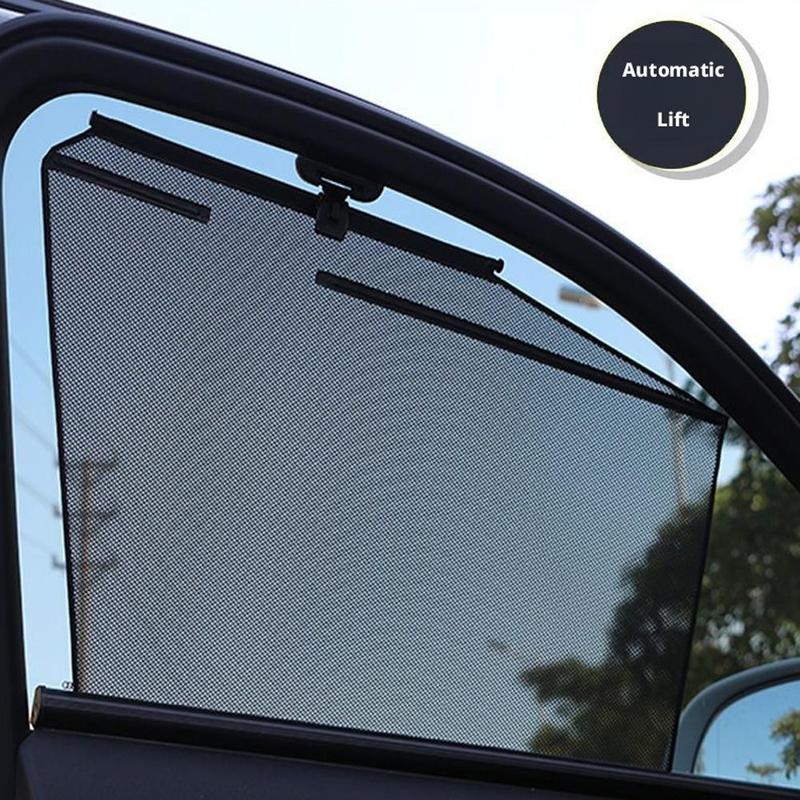 Retractable Car Side Window Sunshade Auto Lifting Sun Curtain Anti UV Heat Insulation Universal Car Shading Accessories