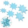 Festive Paper Snowflake Ceiling Decor Set of 6 for Christmas Festivities