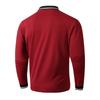 Spring Autumn Polo-neck Patchwork T-shirt Male Long Sleeve Casual Fashion All-match Pullover Tee Top Men