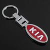 Zinc Alloy Car Logo Keychain 3D Decoration Keyring Accessories For KIA Soul Cadenza K5 K9 Proceed Niro Sportage EV3 Carnival zqdtx40