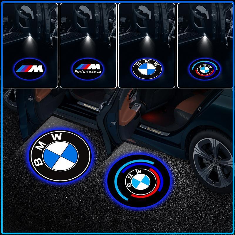 For Bmw X3 X5 X6 X1 X4 F20 F30 G20 F31 F34 F10 G30 F11 F25 I3 M3 M4 1 3 5 Series E46 E39 2Pcs LED Car Door Emblem Light Welcome Lamp Laser Projector