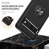For Google Pixel 7a Rotary Ring Kickstand Phone Case PC+TPU Anti-Drop Back Cover