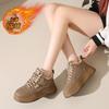Winter New Cotton Shoes Velvet Warm Casual High-top Platform Sports Shoes