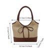 Large Capacity Straw Shoulder Bag Elegant Women's Handbag Korean Weaving Tote Bag  Beach
