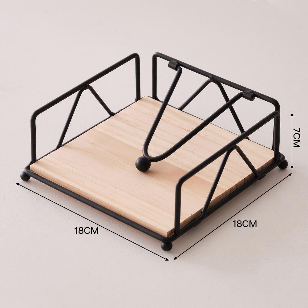 Hotel Cafe Restaurant Table Square Tissue Storage Rack