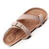 Fashion Summer Antiskid Leather Soft Wood Slippers Casual Men and Women Toe Beach Cool Tow Lovers Big Size Cold Slippers