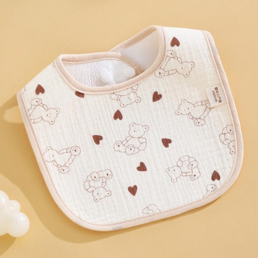 

Durable Cartoon Print Baby Bibs Waterproof Baby Feeding Bib Burp Cloths Cotton Babies Accessories Newborn Saliva Towel