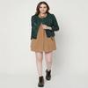 Noora Women's Green Leather Biker Jacket Party Wear Jacket Casual Jacket Gift For Her