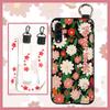 Wrist Strap Flower Phone Case For LG Velvet 4G/5G Shockproof Waterproof Soft Case Fashion Design Anti-dust Kickstand