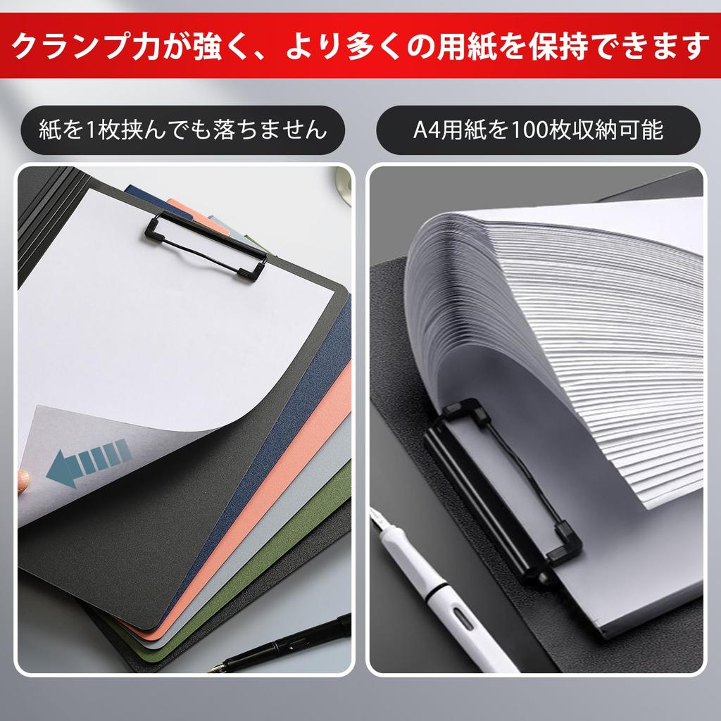 SFLHHDM Clip Holder A4 Binder Folding Clipboard Thin and Portable File Management Convenient Clip File Foam Stylish Multifunctional Writing Board Slim