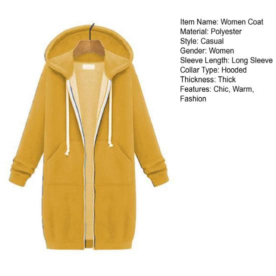 Zip Up Hoodies for Women Oversized Fleece Long Tunic Hooded Sweatshirt Fall Winter Casual