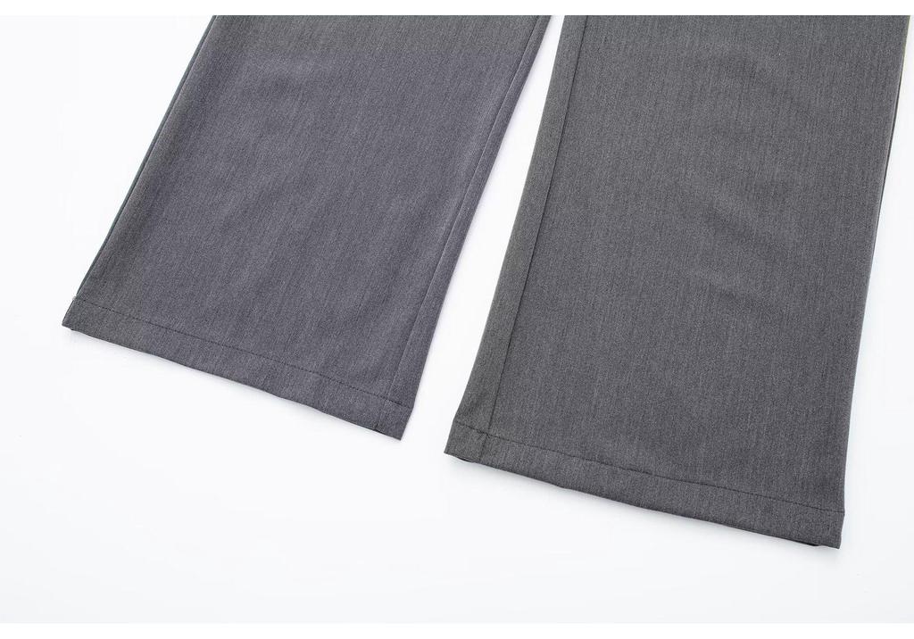 Women's High-Waisted Pleated Wide-Leg Pants - European & American Style