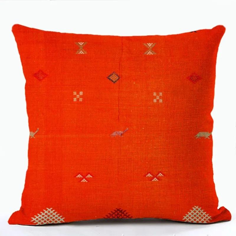 Geometric Home Decor Moroccan Ethnic Bohemian Cushion Cover Office Sofa Pillow Cover Outdoor Camping Hug Pillow Cover