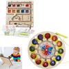 Wooden Educational Toy For 5-year-olds Colorful Magnetic Maze For Two Players Great Brain Exercise!
