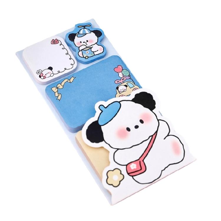 

Cartoon Shape Design Stick Note Selves Stick Write Pad Reusable for School Office Journaling Multipurpose Paper Notepads