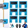 Magnetic Portable Cabinet Door Panel Hinge Fixator with Positioning Guide for Home Garage Panel Drawer Deck Installation