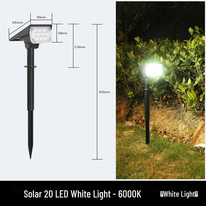 Dual-Use Outdoor Solar Spotlight: Super Bright Garden & Landscape Light