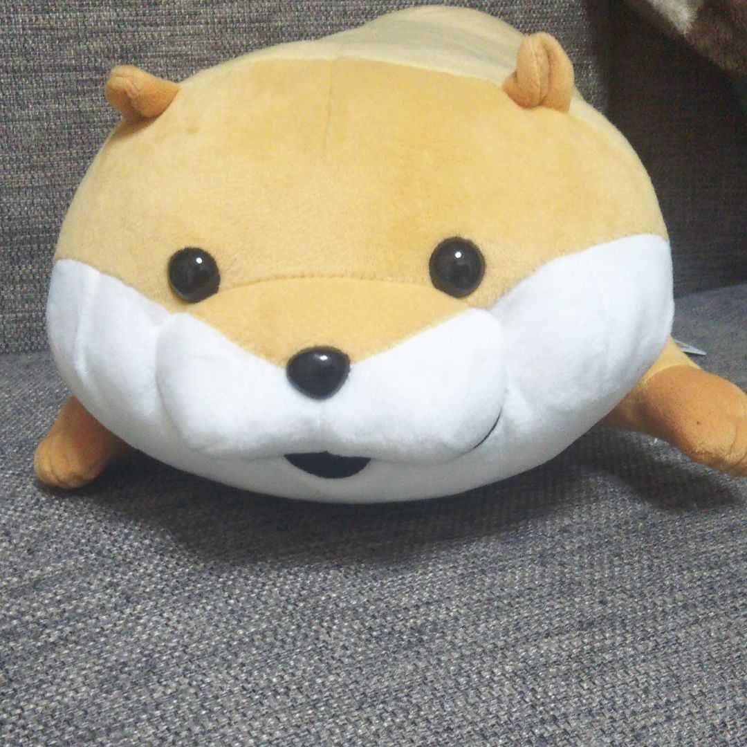 Cute Lies Otter Lying Down BIG Plush Toy (1 type)