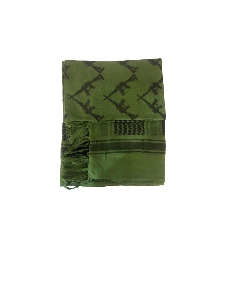 Camouflage Jacquard Keffiyeh Scarf - 100% Cotton Muslim Outdoor Shawl