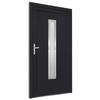 VidaXL Porte d'entrée anthracite 108x208 cm PVC 3187902