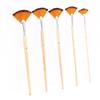 5 Pcs Artists Fan Brushes Set Paint Brushes Watercolor Brushes Multifunctional Nylon Hair Painting Brushes for Drawing