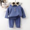 Children's Underwear Set Autumn New Baby De Rong Boys' Pajamas Korean Edition Girls' Warm Home Clothes Children's Clothing